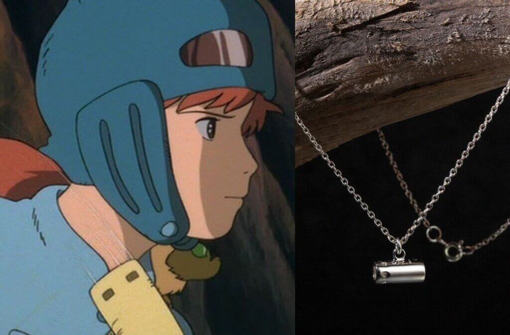 collier sifflet à insectes de Nausicaä de la vallée du vent bijou Ghibli