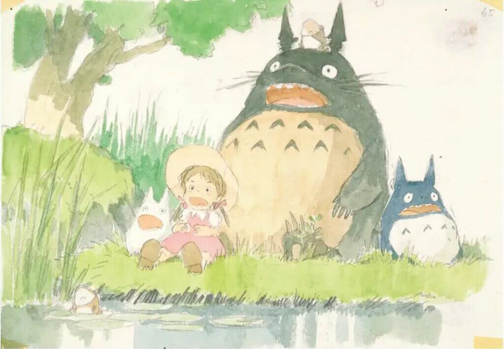 concept art ghibli Totoro Hayao Miyazaki